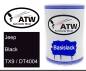 Preview: Jeep, Black, TX9 / DT4004: 500ml Lackdose, von ATW Autoteile West.